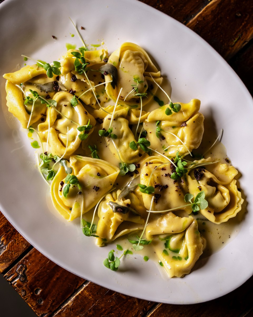 Handmade tortellini